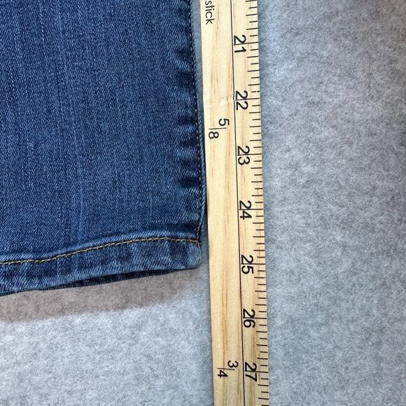 Banana Republic Premium Denim Hi-Rise Skinny Jeans WMNS 2RS Blue Med Wash Denim - Picture 8 of 9